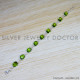Peridot 925 Sterling Silver Bracelet (SJWBR-497)