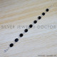 Black Onyx 925 Sterling Silver Bracelet (SJWBR-499)