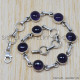 Amethyst 925 Sterling Silver Bracelet (SJWBR-50)
