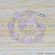 Rose Quartz 925 Sterling Silver Bracelet (SJWBR-500)