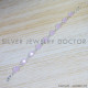 Rose Quartz 925 Sterling Silver Bracelet (SJWBR-500)