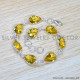 Citrine 925 Sterling Silver Bracelet (SJWBR-502) Citrine 925 Sterling Silver Bracelet (SJWBR-502)