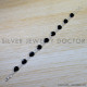 Black Onyx 925 Sterling Silver Bracelet (SJWBR-504) Black Onyx 925 Sterling Silver Bracelet (SJWBR-504)