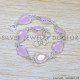Rose Quartz 925 Sterling Silver Bracelet (SJWBR-508) Rose Quartz 925 Sterling Silver Bracelet (SJWBR-508)