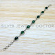 Green Onyx 925 Sterling Silver Bracelet (SJWBR-513)