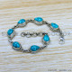 Turquoise 925 Sterling Silver Bracelet (SJWBR-514)