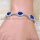 Lapis Lazuli 925 Sterling Silver Bracelet (SJWBR-516)