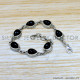 Black Onyx 925 Sterling Silver Bracelet (SJWBR-517)