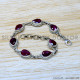 Ruby 925 Sterling Silver Bracelet (SJWBR-518)
