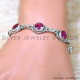 Ruby 925 Sterling Silver Bracelet (SJWBR-521)