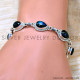 Labradorite 925 Sterling Silver Bracelet (SJWBR-522)