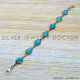 Turquoise 925 Sterling Silver Bracelet (SJWBR-524)