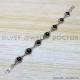 Garnet 925 Sterling Silver Bracelet (SJWBR-528)
