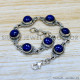 Lapis Lazuli 925 Sterling Silver Bracelet (SJWBR-531)