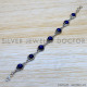 Lapis Lazuli 925 Sterling Silver Bracelet (SJWBR-531)