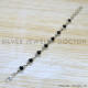 Black Onyx 925 Sterling Silver Bracelet (SJWBR-537)