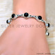 Black Onyx 925 Sterling Silver Bracelet (SJWBR-537)