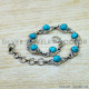 Turquoise 925 Sterling Silver Bracelet (SJWBR-541)