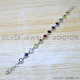 Carnelian 925 Sterling Silver Bracelet (SJWBR-543)