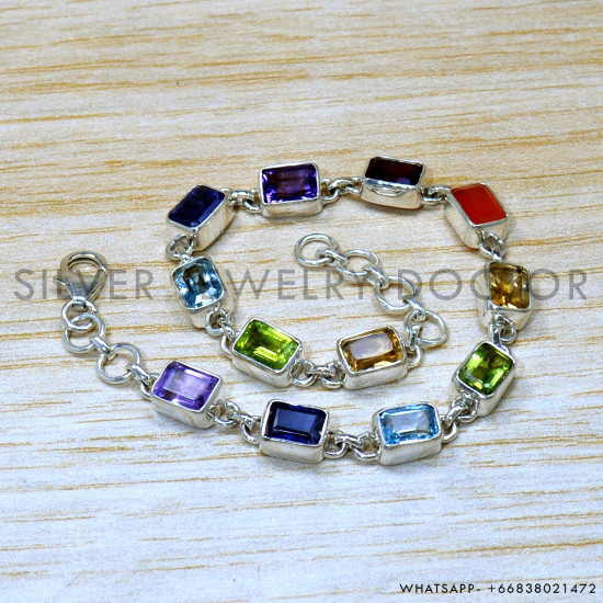 Carnelian 925 Sterling Silver Bracelet (SJWBR-545) Carnelian 925 Sterling Silver Bracelet (SJWBR-545)