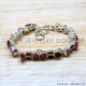Garnet 925 Sterling Silver Bracelet (SJWBR-548)