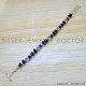 Amethyst 925 Sterling Silver Bracelet (SJWBR-549)