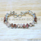 Rose Quartz 925 Sterling Silver Bracelet (SJWBR-550)