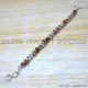 Rose Quartz 925 Sterling Silver Bracelet (SJWBR-550)