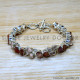 Rose Quartz 925 Sterling Silver Bracelet (SJWBR-551)