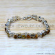 Citrine 925 Sterling Silver Bracelet (SJWBR-552)