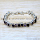 Amethyst 925 Sterling Silver Bracelet (SJWBR-553)