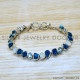 Rainbow Moonstone 925 Sterling Silver Bracelet (SJWBR-554)