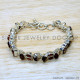 Garnet 925 Sterling Silver Bracelet (SJWBR-557)