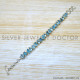 Blue Topaz 925 Sterling Silver Bracelet (SJWBR-558)