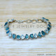 Blue Topaz 925 Sterling Silver Bracelet (SJWBR-559)