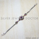 Ruby 925 Sterling Silver Bracelet (SJWBR-56) Ruby 925 Sterling Silver Bracelet (SJWBR-56)