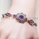Ruby 925 Sterling Silver Bracelet (SJWBR-56) Ruby 925 Sterling Silver Bracelet (SJWBR-56)
