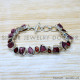 Garnet 925 Sterling Silver Bracelet (SJWBR-561)