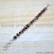 Garnet 925 Sterling Silver Bracelet (SJWBR-561)
