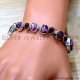 Garnet 925 Sterling Silver Bracelet (SJWBR-561)