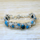 Copper Turquoise 925 Sterling Silver Bracelet (SJWBR-562)