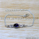 Amethyst 925 Sterling Silver Bracelet (SJWBR-569) Amethyst 925 Sterling Silver Bracelet (SJWBR-569)