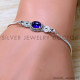 Amethyst 925 Sterling Silver Bracelet (SJWBR-569) Amethyst 925 Sterling Silver Bracelet (SJWBR-569)
