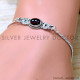 Garnet 925 Sterling Silver Bracelet (SJWBR-572) Garnet 925 Sterling Silver Bracelet (SJWBR-572)