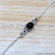 Black Onyx 925 Sterling Silver Bracelet (SJWBR-573) Black Onyx 925 Sterling Silver Bracelet (SJWBR-573)