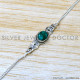 Emerald 925 Sterling Silver Bracelet (SJWBR-577)