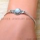 Rainbow Moonstone 925 Sterling Silver Bracelet (SJWBR-578) Rainbow Moonstone 925 Sterling Silver Bracelet (SJWBR-578)