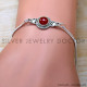 Carnelian 925 Sterling Silver Bracelet (SJWBR-579) Carnelian 925 Sterling Silver Bracelet (SJWBR-579)