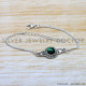Malachite 925 Sterling Silver Bracelet (SJWBR-581) Malachite 925 Sterling Silver Bracelet (SJWBR-581)