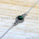 Malachite 925 Sterling Silver Bracelet (SJWBR-581) Malachite 925 Sterling Silver Bracelet (SJWBR-581)